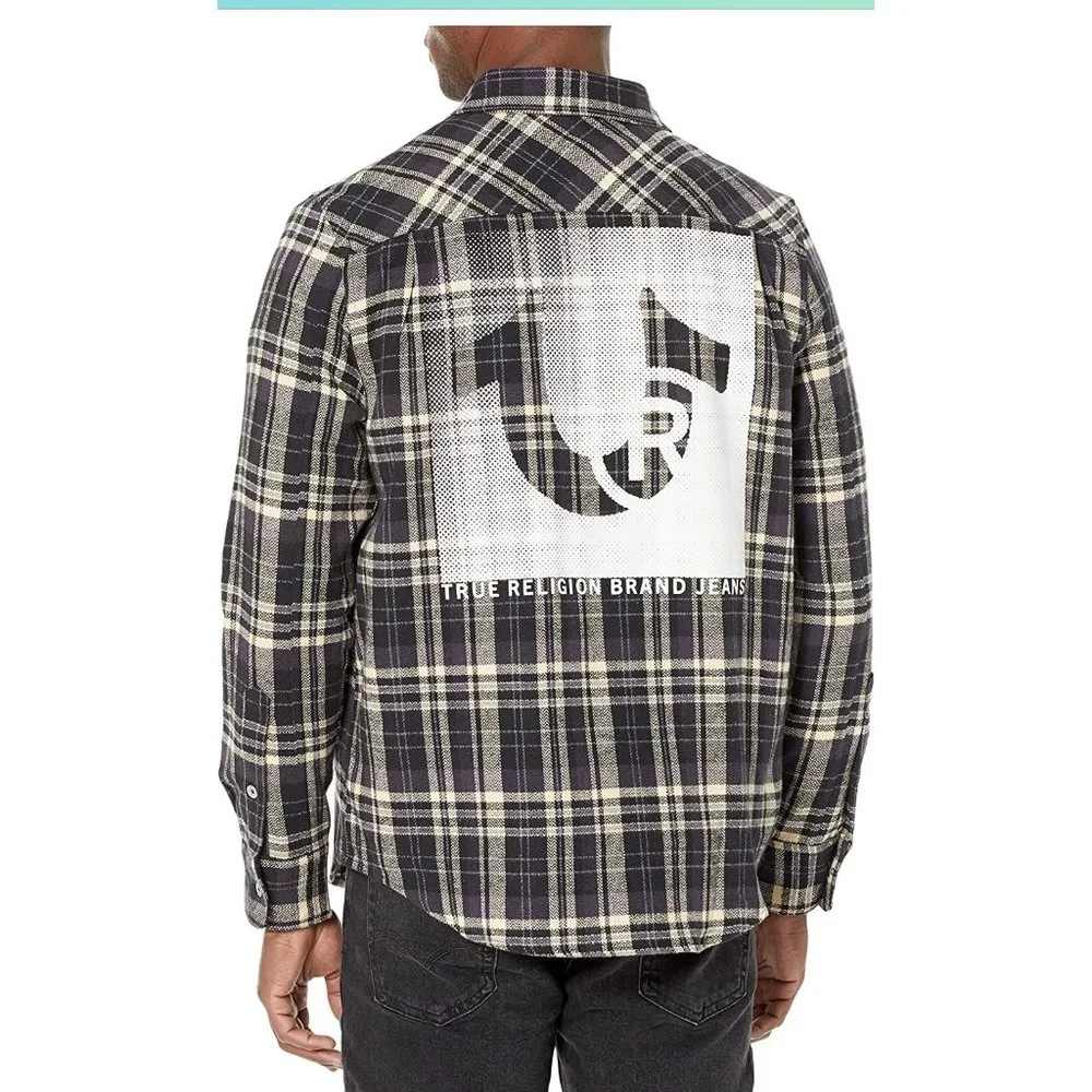 True Religion Workwear Plaid Shirt Men’s Small
